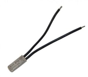 Termostat 110° 5 amper  Kapalı Kontak Metal Kablolu