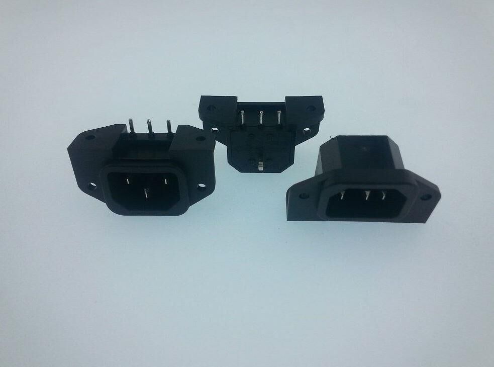 POWER ŞASE Tip ERKEK ZGCY  SP-864  90° PCB LEHİM Tip KULAKLI BAĞLANTI