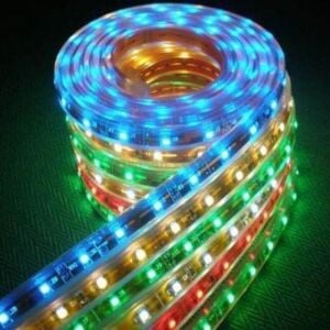 LED ŞERİT SİLİKONLU 3528/60 YEŞİL 12V DC  [5 MT MAKARA FİYATIDIR] (K)