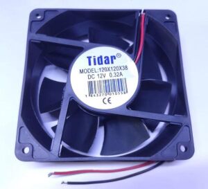 Fan 12v Plastik Kanat 120x120x38-2 Tidar