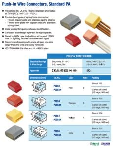 Geçmeli Buat Klemensi 3 Lü Turuncu Pc-253 1-2,5mm ( 1 adet fiyatıdır )