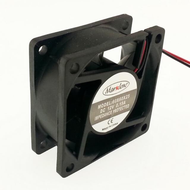 Fan 12v Plastik Kanat  60x60x25mm-2 Marxlow