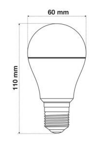 LED AMPUL E27 220V 7W 350LM  YEŞİL  WONDEKS