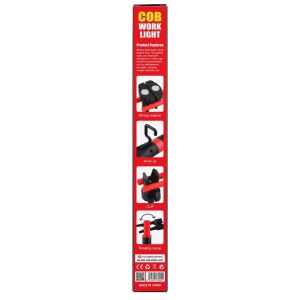 Powermaster ZJ-8905 DC 5V Şarjlı Manyetik Taban Askı Aparatı Çoklu Işık Modu Araç Tamir Lambası
