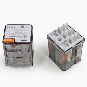 Finder Röle 62.33.8.230.4040 Plug-in - 3 pole, 16 A - AC (50/60 Hz) - 230 V - AgSnO2 - Standard
