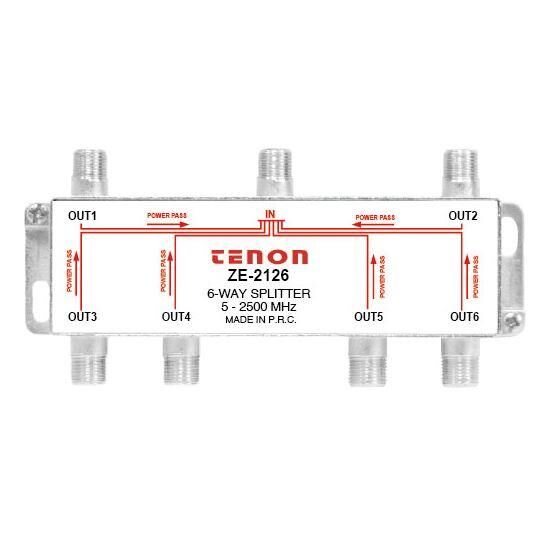 8 Way 1/8 5-2500 Mhz Splitter