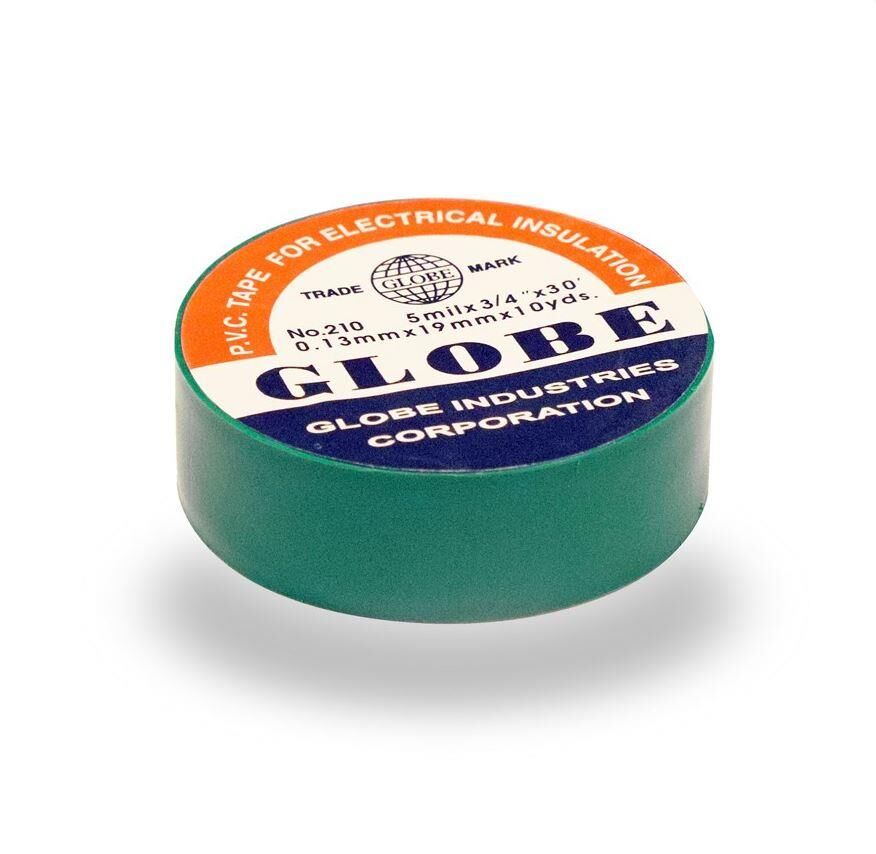 Globe Elektrik İzole Bandı Yeşil 19mm  ( 1 Adet )