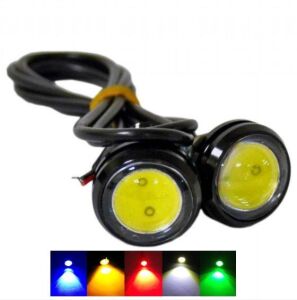 LED-Modül COB 12V ŞASE TİP KIRMIZI  KARTAL GÖZÜ (2 ADET SATILIR) 2 Lİ PAKET FİYATIDIR