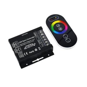 LED RGB Kontrol Devresi RF TOUCH (DOKUNMATİK) NAVİ RGB 3X10A 12-24VDC SES DUYARLI
