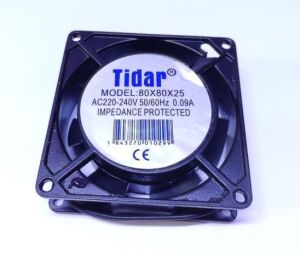 Fan 220V Plastik Kanat 80x80x25 Tidar