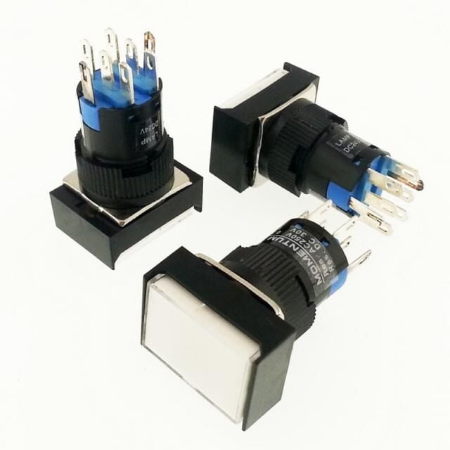 ANAHTAR MOMENTUM MBT-37312 DİKTÖRTGEN  BEYAZ 6  PİN