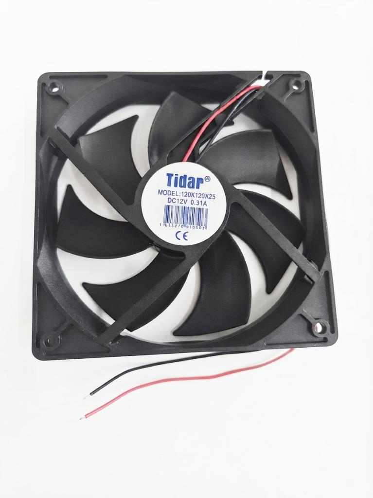 FAN 12V Plastik Kanat 120x120x25-2 Tidar