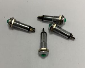 SİNYAL  LAMBASI METAL 220 V NEON Dışa Konik YEŞİL
