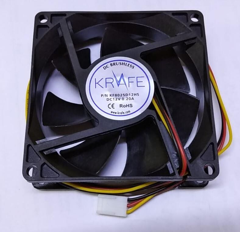 Fan 12v Plastik Kanat 80x80x25-3 Krafe