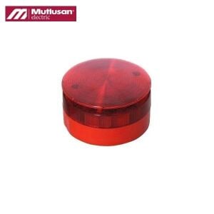 Mutlusan Ledli Flaşörlü Elektronik Siren 24V 85-105db IP20 (102 111 000024)