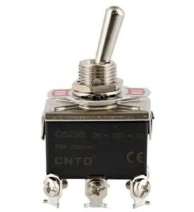 TOGGLE SWİTCH CNTD  (C523B ) ON ~ OFF ~ ON 6 VİDA BACAK