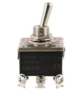 TOGGLE SWİTCH CNTD  (C523B ) ON ~ OFF ~ ON 6 VİDA BACAK