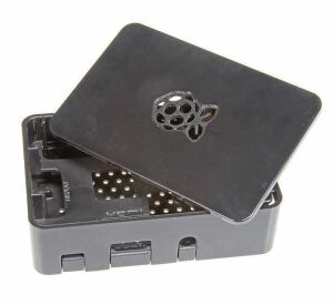 RASPBERRY Pİ 3 B için Siyah Muhafaza Kutusu