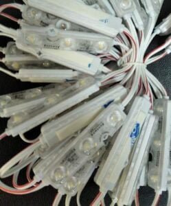 Led Modül 2835 Beyaz Samsung 3 Led Mercekli 12v Dc 1,08w 6500k (1 Adet Fiyatıdır)