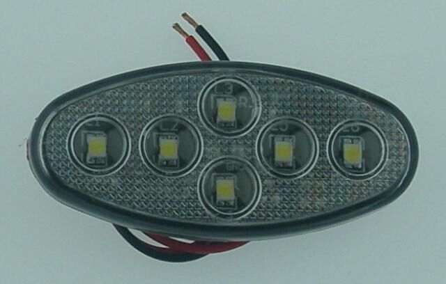 SANEL SBE12W6  12V 6 LEDLİ ELİPS  AYDINLATMA  BEYAZ