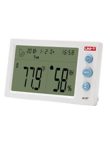 Uni-t A13T Saat Alarm Termometre Isı Nem Ölçer -10/+50° Unit A13T (KABLOSUZ)