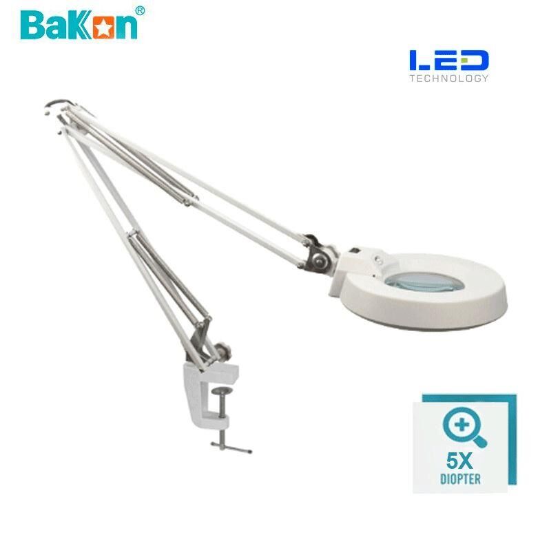 Bakon BK500C-5X 15w Led Akrobat Büyüteç 127 mm 5 Diopter Mercek ( Loop )