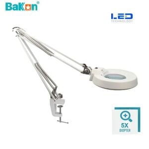 Bakon BK500C-5X 15w Led Akrobat Büyüteç 127 mm 5 Diopter Mercek ( Loop )