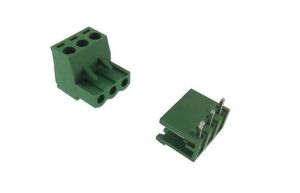 0/3 CHN 5,08mm 90°  DİŞİ+ERKEK TAKIM YEŞİL YANLARI AÇIK