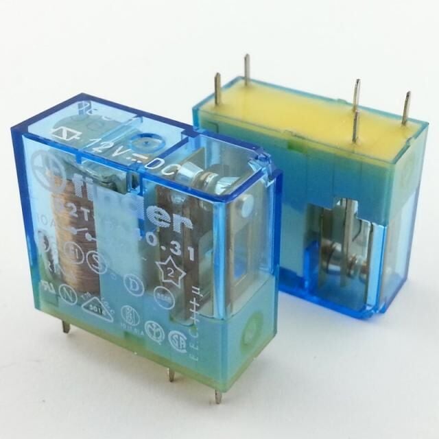Finder 40.31.9.012.0000 12v 10a Dc Tek Kontak Minyatür Pcb Röle 3,5mm