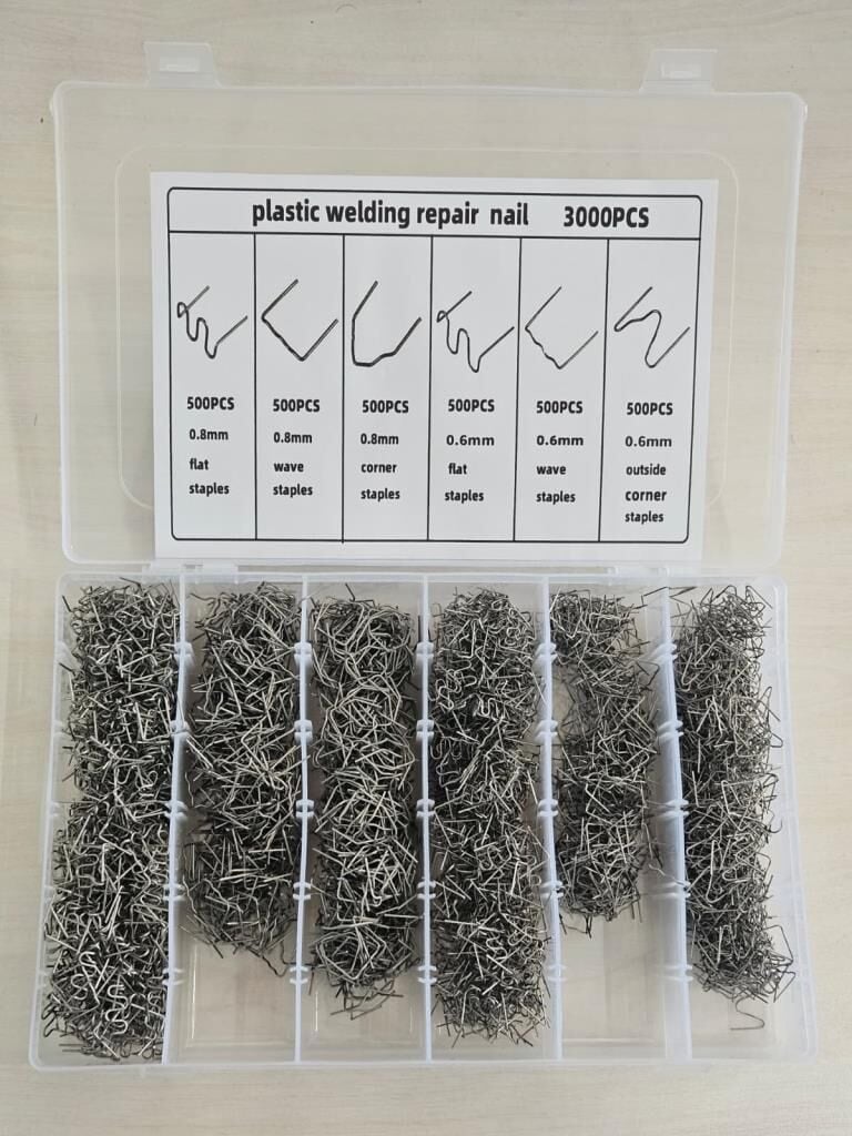 PLASTİK ZIMBA TAMİR TELİ 3000 ADET 6 ÇEŞİT 500 PARÇA