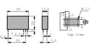 Finder 40.51.9.024.0000  24v 10a Dc Tek Kontak Minyatür Pcb Röle