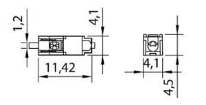 SMD KLEMENS PCB 49100 SMD-Y/1 YAYLI 1 Lİ TEKLİ