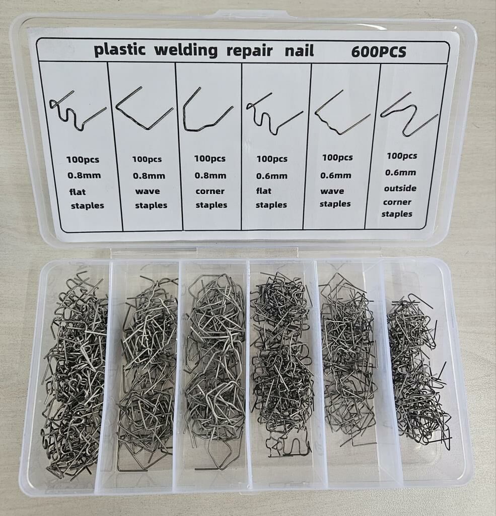 PLASTİK ZIMBA TAMİR TELİ 600 ADET 6 ÇEŞİT 100 PARÇA