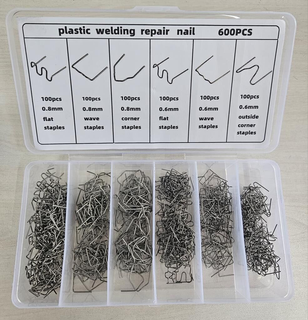 PLASTİK ZIMBA TAMİR TELİ 600 ADET 6 ÇEŞİT 100 PARÇA