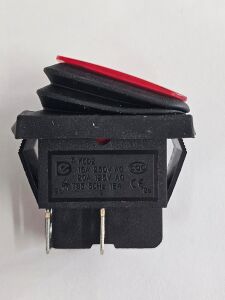 ANAHTAR BÜYÜK ON ~ OFF KIRMIZI  IŞIKLI 16A  KCD2-201N-WR
 IP67