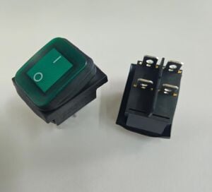 ANAHTAR BÜYÜK ON ~ OFF YEŞİLİ IŞIKLI 16A  KCD2-201N-WG
 IP67