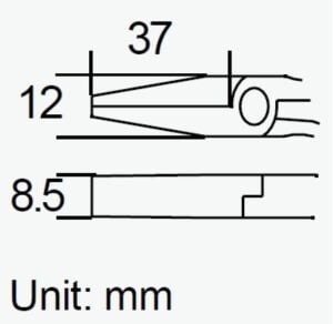 PROSKİT PM-754 DÜZ UÇLU KARGABURUN 135mm