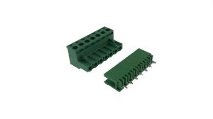 0/7 CHN 5,08mm 180°  DİŞİ+ERKEK TAKIM YEŞİL YANLARI AÇIK
