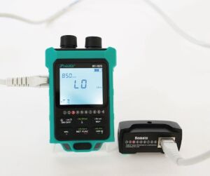 PROSKİT  MT-7625  FİBEROPTİK+RJ45 ŞARJLI KABLO TEST CİHAZI KİT 15mV ÇIKIŞ