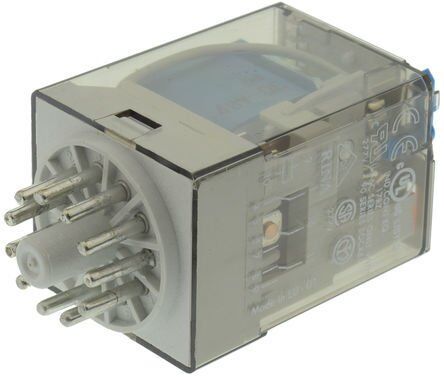 Finder Röle 60.13.9.048.0040 48v 10a Dc 3 Kontak Kilitli Test Butonu ve Hata Göstergeli