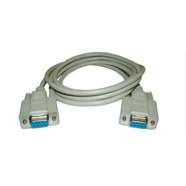 RS232 Seri Port  9 Pin Dişi - Dişi Uzatma Kablo 09D/09D 1,8 Metre  ( Cross / Çapraz )