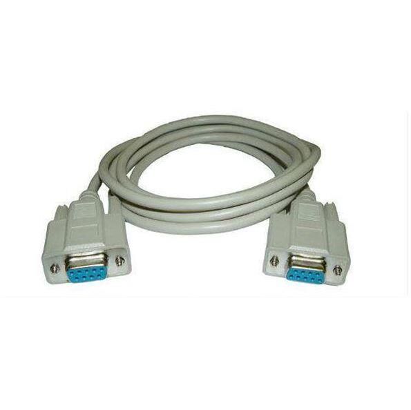 RS232 Seri Port  9 Pin Dişi - Dişi Uzatma Kablo 09D/09D 1,8 Metre  ( Cross / Çapraz )