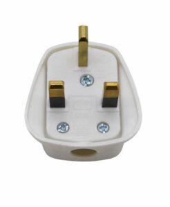 İNGİLİZ FİŞ kablo tip ERKEK BEYAZ 13 amp BS 1363  FUSE SS145 MS589