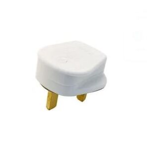 İNGİLİZ FİŞ kablo tip ERKEK BEYAZ 13 amp BS 1363  FUSE SS145 MS589