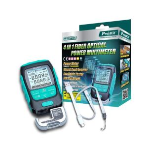 ROSKİT  MT-7616 4IN1 FİBEROPTİK+RJ45 SARJLI KABLO TEST CİHAZI 30mV ÇIKIŞ 500 DATA DEPOLAMA