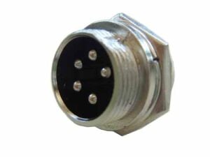 Canon 5 Pin Erkek Şase Tip Mini XLR Konnektör