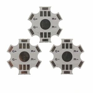 YUVARLAK PCB 1 LED STAR FULL RGB 000-13R1