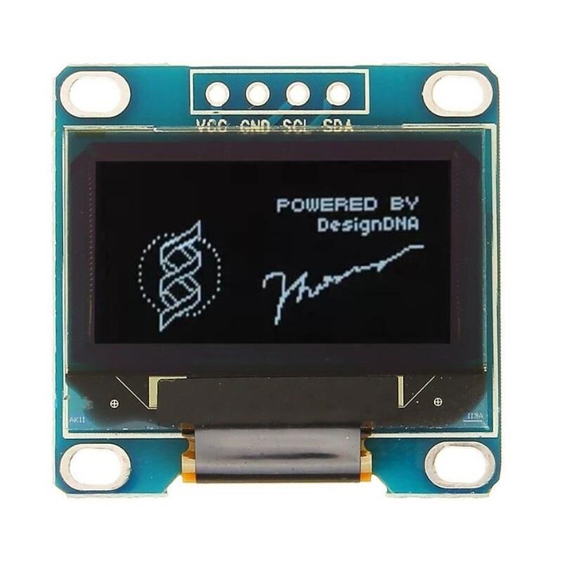 Arduino 0,96'' 4 Pin Blue I2C IIC Oled Lcd Modülü