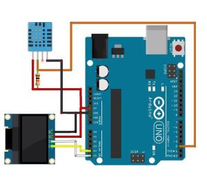 Arduino 0,96'' 4 Pin Blue I2C IIC Oled Lcd Modülü