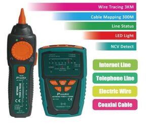PROSKİT  MT-7028 KABLO TESTER BULUCU LAN KABLO TESTER